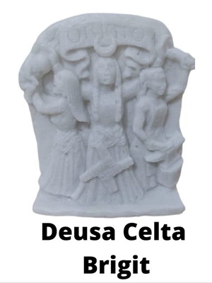Vela deusa celta brigit - 12cm