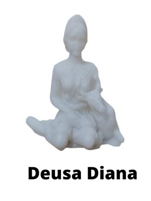 Vela deusa diana - 9cm