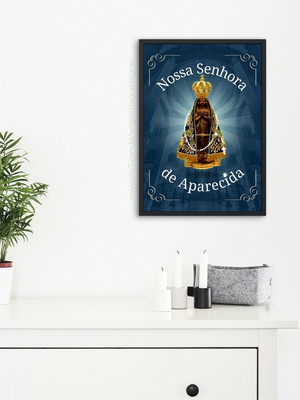 Quadro decorativo nossa senhora aparecida - arte digital.
