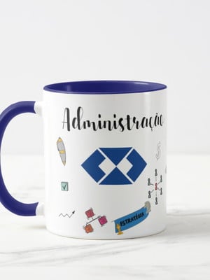 Caneca presente criativo formatura profissão administração