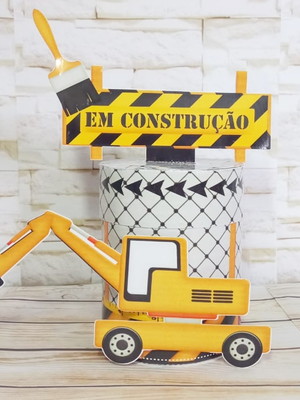 Caixa cilíndrica construção