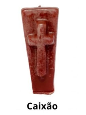Vela de magia caixão - 12cm