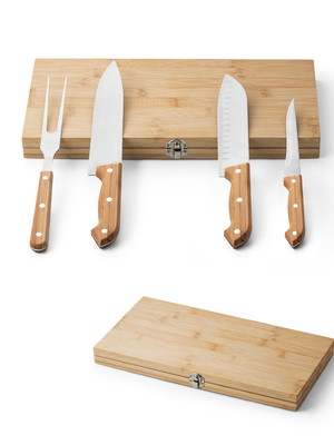 Kit churrasco 4 peças - 94111 - padrinhos