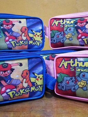 Bolsinha personalizada pokémon