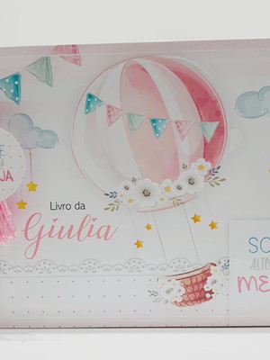 Livro do bebê - balão menina 6