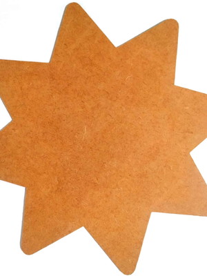 Sousplat - 35cm de mdf - estrela