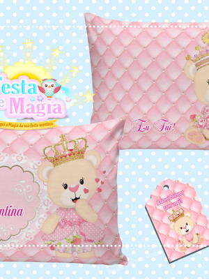 Almofada personalizada princesa ursinha