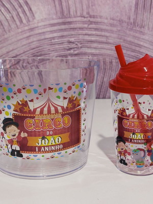 Kit pipoca com twister 300ml circo
