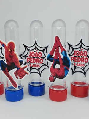 Tubetes homem aranha