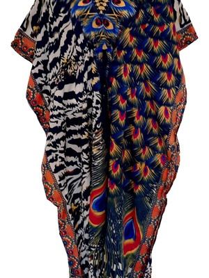 Vestido kaftan indiana free size