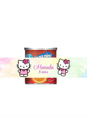 Rótulo batata hello kitty