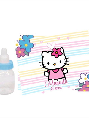 Adesivo mamadeirinha hello kitty