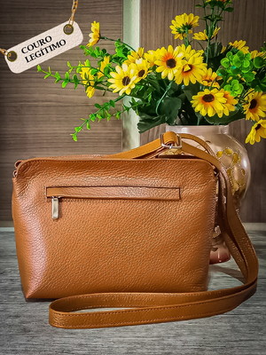 Bolsa lia modas (ref-003) - couro legítimo