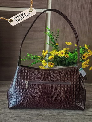 Bolsa lia modas (ref 008) couro legítimo