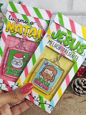Chaveiro personalizado brinde natal