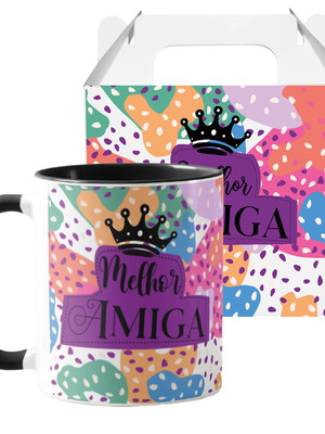 Caneca personalizada melhor amiga presente amigo secreto