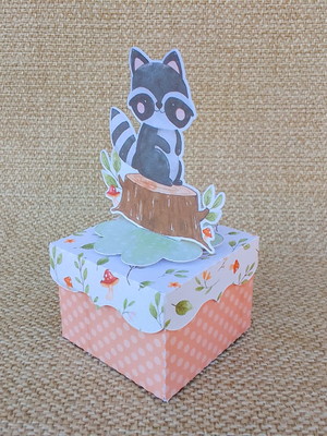 Caixa brownie bosque