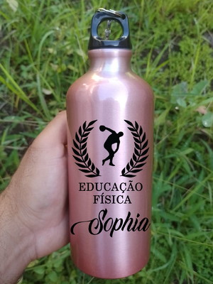 Squeeze garrafa personalizada 600ml educação física