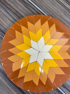 Mandala losango mosaico