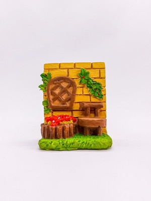 Jardim com cadeira miniatura m756
