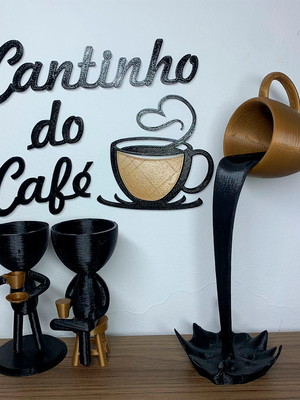 Kit completo cantinho do café - vasinhos robert plant
