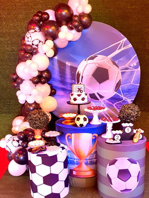 Decoração mini table futebol
