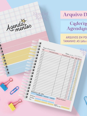 Caderno de agendamento permanente - arquivo digital