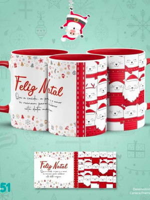 Caneca de natal personalizada