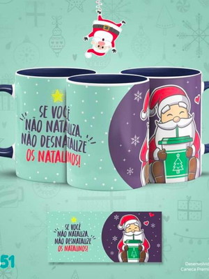 Caneca de natal personalizada