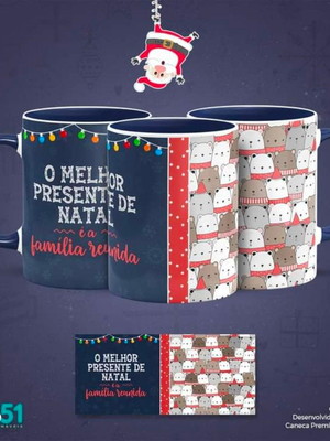 Caneca de natal personalizada