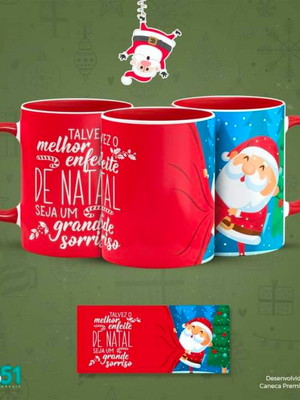 Caneca de natal personalizada