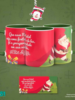 Caneca de natal personalizada