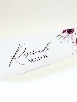 Placa reservado