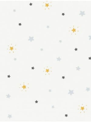 Papel de parede coleção fofura baby -estrelas - cola grátis