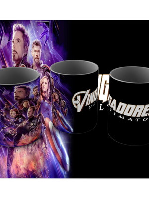 Caneca vingadores: ultimato (2019): modelo 01