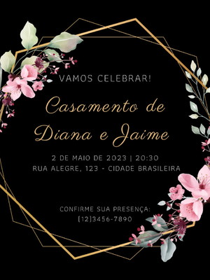 Convite digital casamento