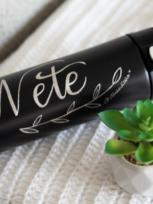 Garrafa térmica personalizada engraving