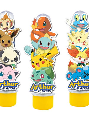 Tubete personalizado pokémon