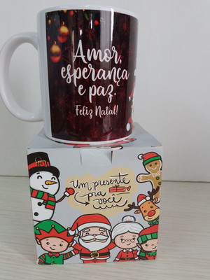 Caneca de natal personalizada