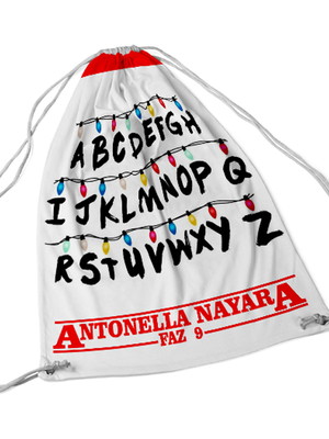 Mochila mochilinha stranger things lembrancinha aniversário