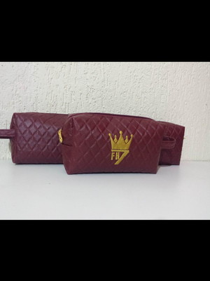 Necessaire em couro promoção