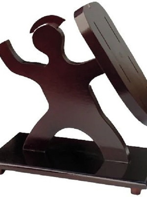 Gladiador cepo para 6 facas porta facas de mesa e amolador.