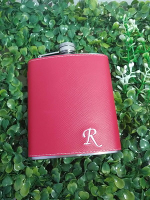 Cantil padrinho couro vermelho