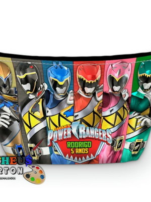 Necessaire personalizada power rangers (faço outros modelos)