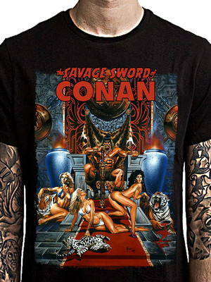Camiseta conan throne room by jusko