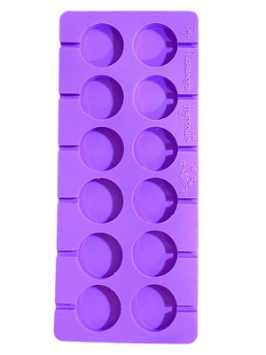Ce- l18 molde de silicone pirulito redondo petit para decora