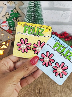Tag com brinco natal