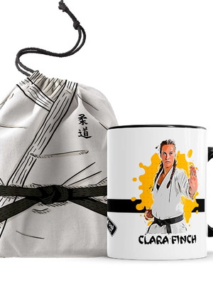 Caneca kimono judô com avatar - com nome + saquinho