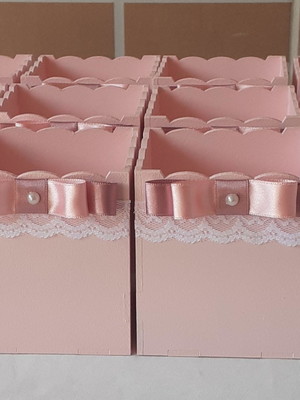 Cachepô mdf rosa