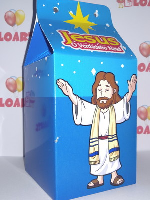 Caixa milk natal de jesus